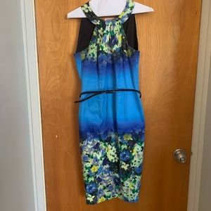 Coast Daytime Flower Hourglass Blue / yellow dress
